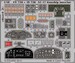 Detailset Douglas AC47 Gunship interior - self adhesive (Revell/Monogram)