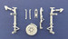 Northrop P61 Black Widow Landing Gear (replacement for 1/72 Dragon/DML)