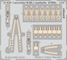 Detailset Avro Lancaster B MK1 Seatbelts - STEEL- (Hong Kong Models)