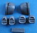Sea Harrier FRS1 intake and exhaust nozzles (Airfix)