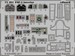 Detailset F6F-5 Hellcat Interior Self adhesive (Eduard / Cyber Hobby)