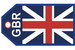 Great Britain Flag Bag Tag
