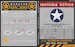 US Roundels May 1942-June 1943 (54 roundels)