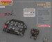 P51D Mustang Löök Instrument Panel and seatbelts (Revell)