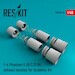 F4 Phantom exhaust nozzles for F4B/C/D/N (Academy/Eduard)