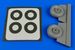 C47 Skytrain Wheels and paint mask