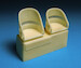 British WWI Wicker AGS Seats - No belts (2x)