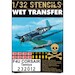 Wet Transfer stencils and markings for F4U Corsair (Tamiya)