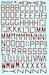 RAF WWII Dull red bomber code letters 48" high