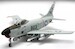 F86D Sabre dog ROCAF Taiwan 499 TFW, 44 Squadron, 1960