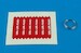 Remove before Flight Flags with White IDF lettering (6x)
