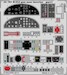 Detailset B25J Mitchell Gun nose interior set (HK models)