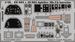 Detailset Spitfire MKVb Interior Self adhesive (Airfix)