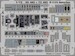 Detailset F14A Tomcat interior Self Adhesive (Hobby Boss)