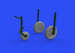 Mikoyan Mig21PF Wheels (Eduard)