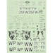 Wet Transfer stencils and markings for F16C Block 40/50 Fighting Falcon