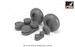 Junkers Ju188 Wheel set with weighted tires
