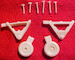 EDO Beaching Gear & Mooring Cleats, 2 A frames for single float aircraft