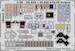 Detailset SAAB JAS39 Gripen Interior Self Adhesive (Kitty Hawk)
