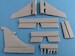 Sea Harrier FA2 control surfaces for Airfix