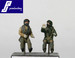 Set of 2 RAF pilots of the 90's seated in a/c