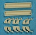 Curtiss P40F/N Flared exhausts (AMT/ERTL)