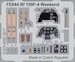 Detailset Messerschmitt BF109F-4 Weekend (Eduard)