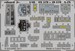 Detailset Douglas A4N Skyhawk Interior Self Adhesive (Hasegawa)