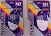 Keychain made of real aircraft skin: Boeing 747 Thai Airways HS-TGM Combo Purple/White