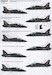 BAe Hawks T1 and T2 in Black