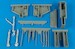 A4E/F Skyhawk Wheel and gun bay (Trumpeter)