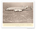 Clipper America (Lockheed L-749 Constellation) - Over New York, 1947 - Pan American World Airways - Vintage metal poster