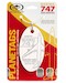 Keychain made of real aircraft skin: Boeing 747-400 Qantas VH-OJP White