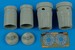 Suchoi Su27 Flanker B Exhaust Nozzles - closed (Italeri)