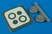 Saab 29 Tunnan Mainwheels & paintmask