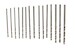 Drill bit assortment 1,05 -2,00 mm (15 drills)