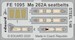 Detailset Messerschmitt Me262A Seatbelts (Hobby Boss)