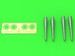Hawker Typhoon MK1B Late type Cannons with covered Barrels (4x)