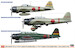 Pearl Harbour Attack: A6M2 'Zero' Type 22, D3A-1 'Val' type 99, B5N-2 "Kate"