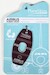 Keychain made of real aircraft skin: Airbus A320-200 XY-AGL with window Burgundy