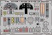 Detailset Northrop CF5A/CF116 Interior self adhesive (Kinetic)