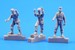 German A4/V2 Missile launching platform personnel (3 figures)