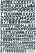 Numbers & letters black 45° code (10, 12 & 14mm)