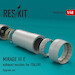 Mirage IIIE exhaust Nozzle upgrade set (Italeri,Esci)