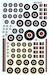 RAF Roundels C type, C1 Type & Fin Flashes