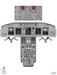Embraer 170/190 with EFIS and EICAS Displays Handheld Cockpit Poster