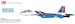 Suchoi Su35S Flanker E "Russian Knights" Blue 50, Russian Air and Space Force (VKS), Nov. 2019 This release is the same aircraft as HA5707 but has no BORT number. There are decals for 50 - 53 are included