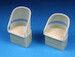 British WWI Wicker AGS Seats (2) - No belts