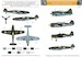 Finnish Fighters Post War markings (Buffalo, Hawk, G50, BF109G)