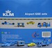 Airport GSE Sets KLM Paymover pushbacktruck, Closed cart, Car, Water truck Set 2